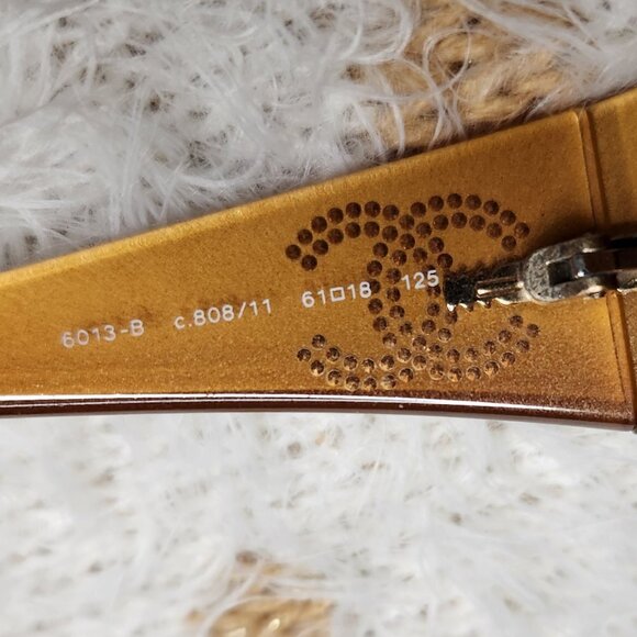 Chanel Monogram CC Sunglasses 6013-B, Authentic - Picture 6 of 9